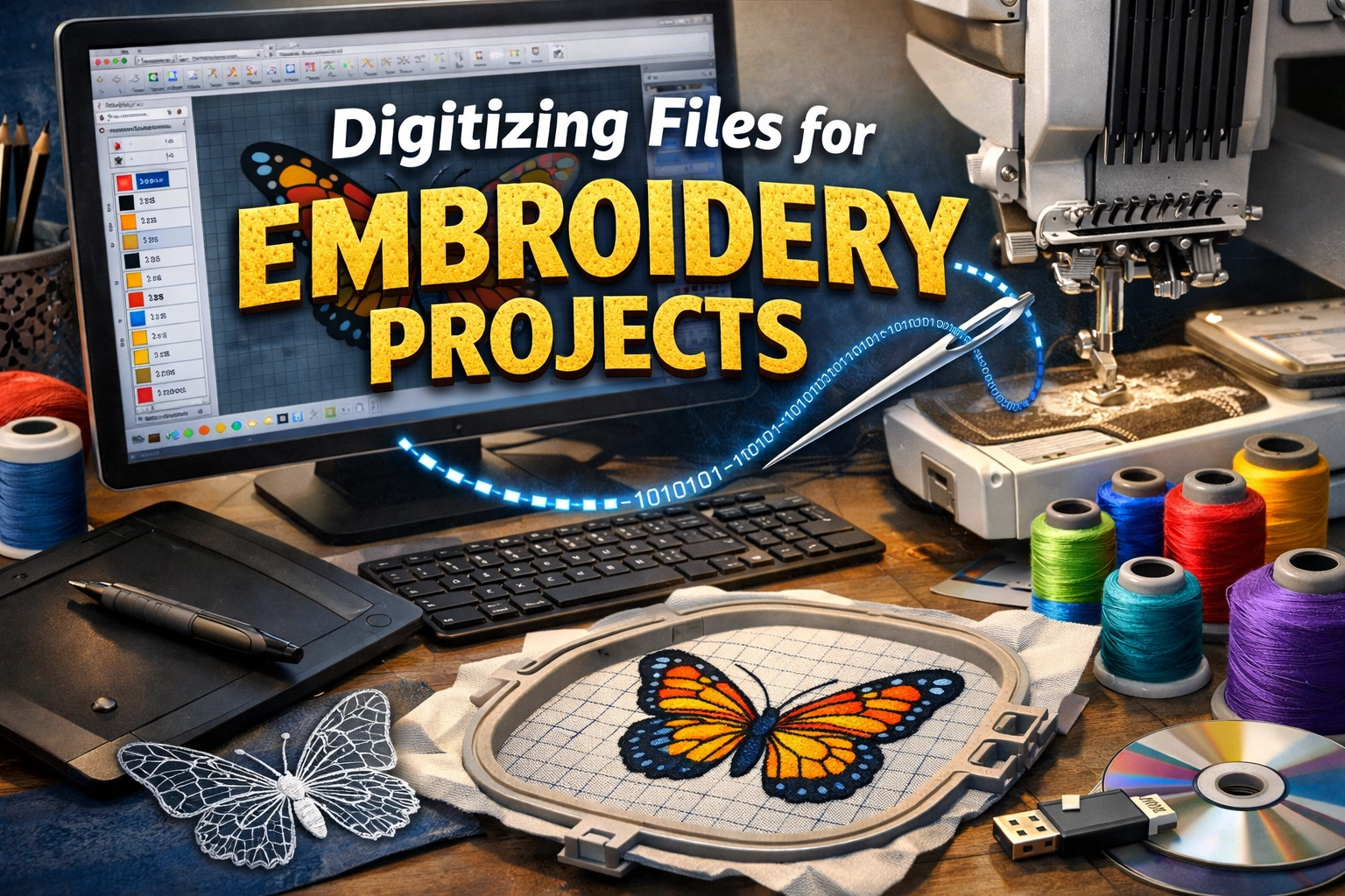 digitizing files for embroidery